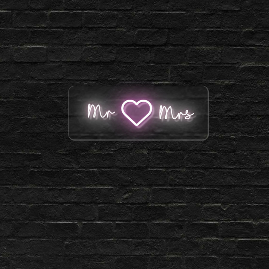 Mr and Mrs wedding sign for sale