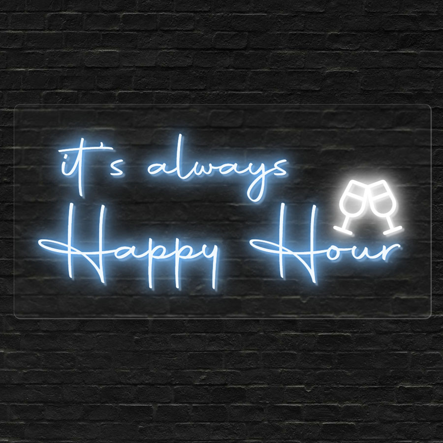 its always happy hour bar sign